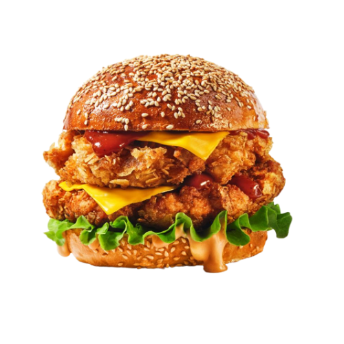  Double Valkyrie Chicken Burger 