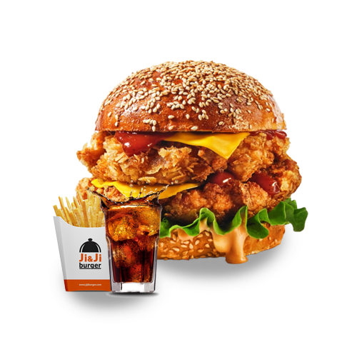  Double Valkyrie Chicken Burger Menü 